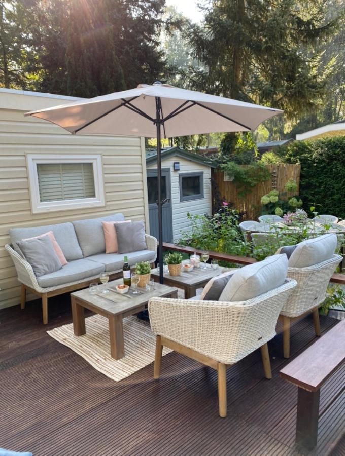 Luxe Chalet Met Prachtig Terras Op De Veluwe , Veel Privacy Hoenderloo Exterior foto